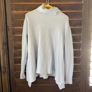 Baby blue free people turtle neck